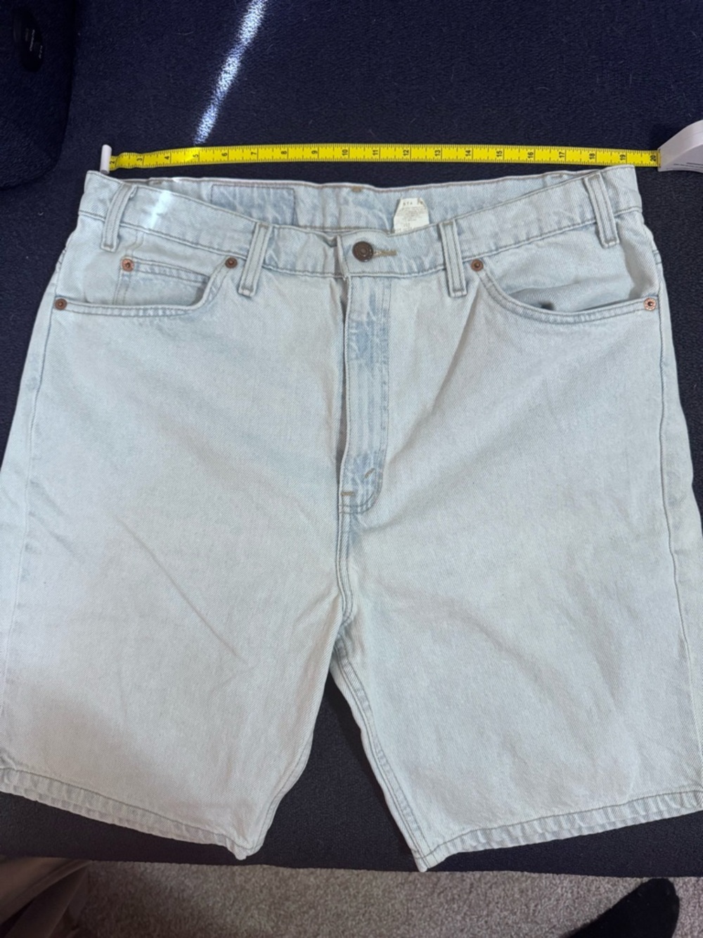 Men's Light Wash Denim Shorts - Classic Casual